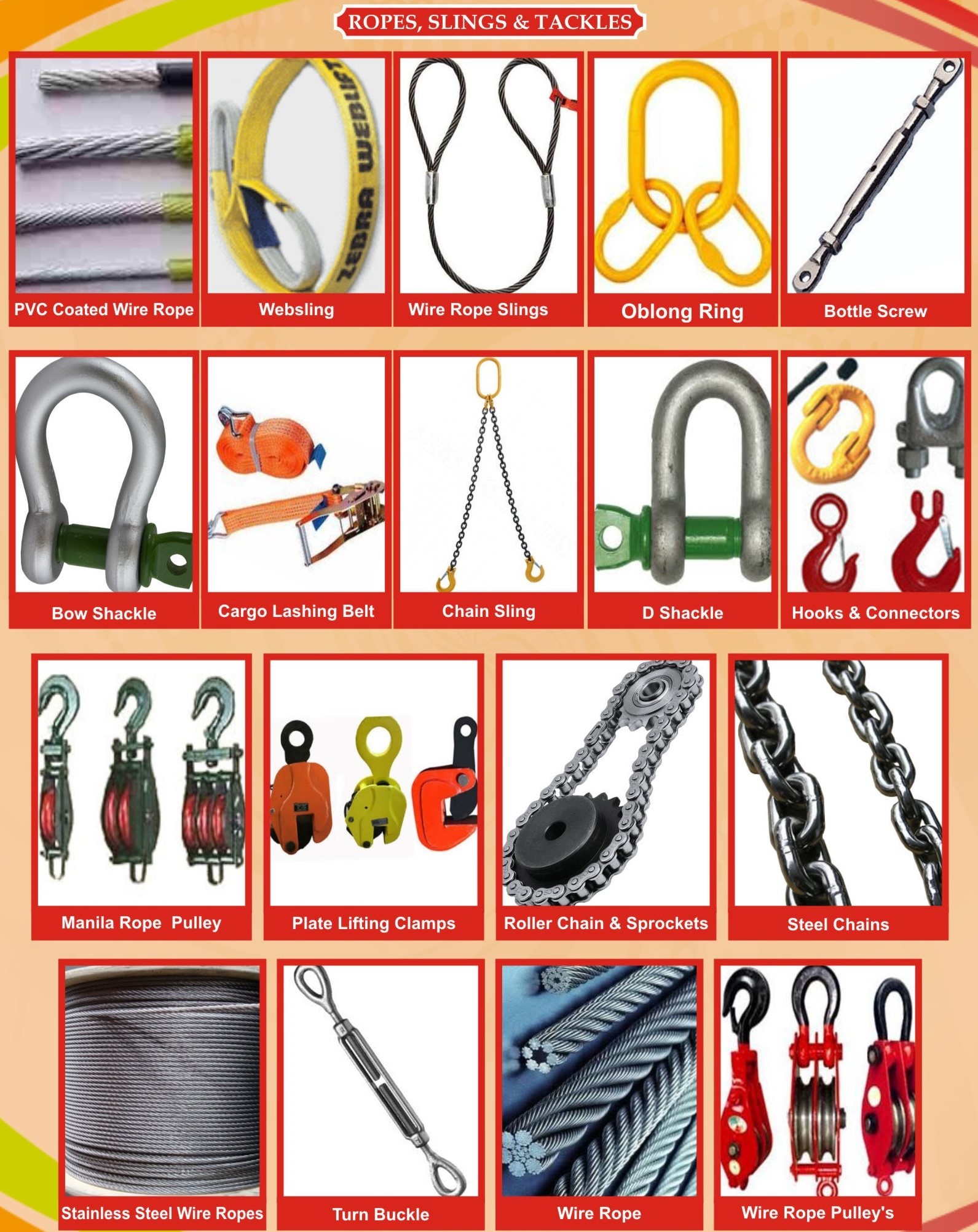 ropes slings and takles